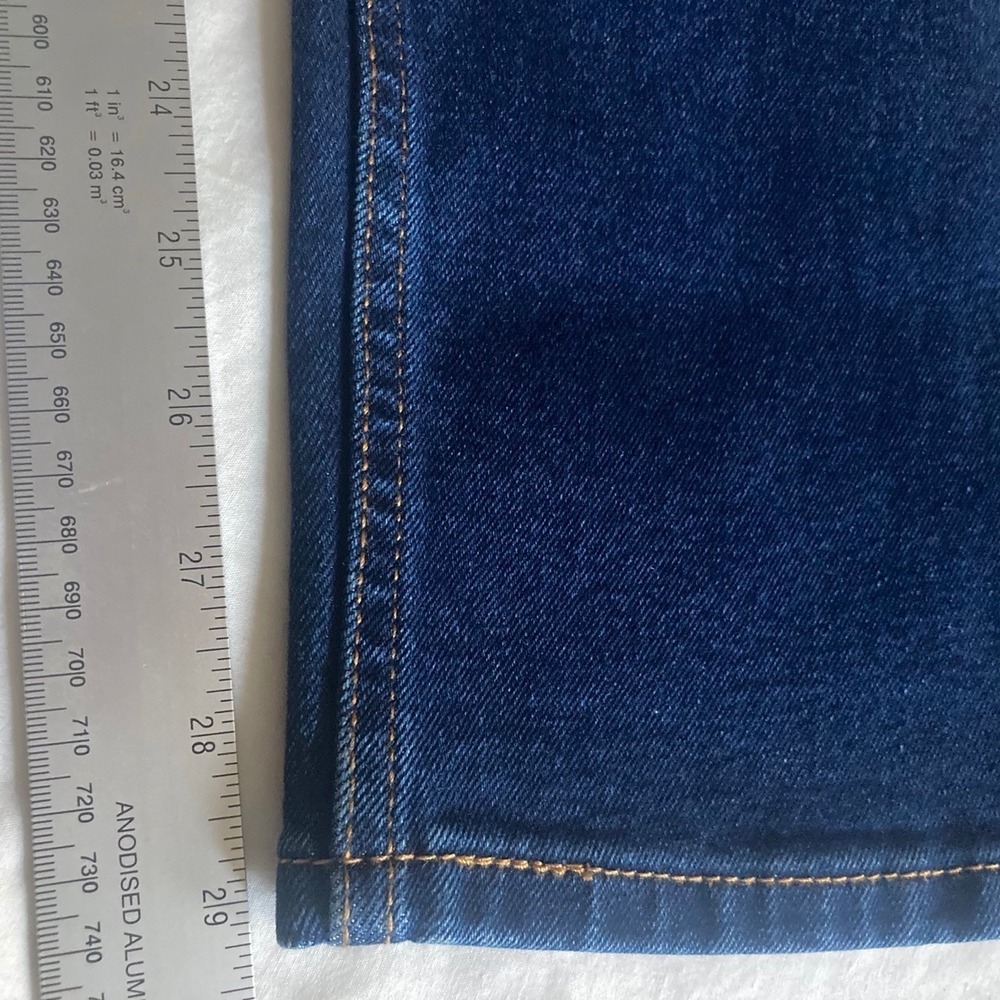 Levi's 505 Regular Jeans Mens 36x30 Large Stretch Dark Blue Denim Classic NWT - Picture 7 of 8